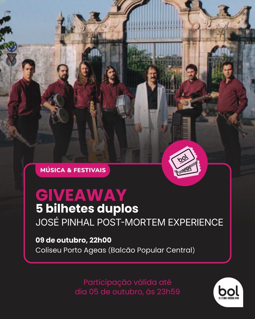 Ganha Bilhetes Duplos para o Concerto Tributo a José Pinhal no Coliseu Porto Ageas