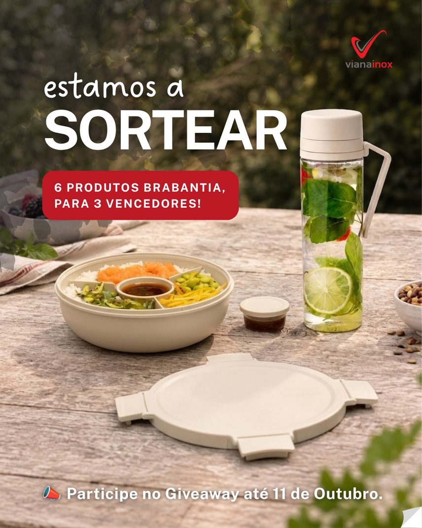 Ganha Produtos Brabantia no Giveaway da Vianainox