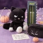 Conjunto NICI de Halloween – Ganha Peluche Gato, Estojo e Canetas